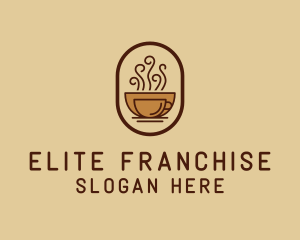 Hot Coffee Cafe logo design