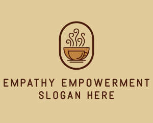 Hot Coffee Cafe logo design