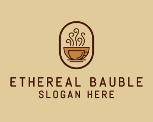 Hot Coffee Cafe logo design