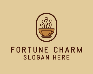 Hot Coffee Cafe logo design