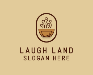 Hot Coffee Cafe logo design