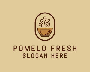 Hot Coffee Cafe logo design