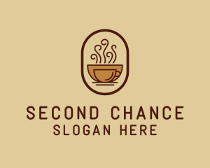 Hot Coffee Cafe logo design