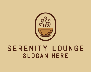 Hot Coffee Cafe logo design