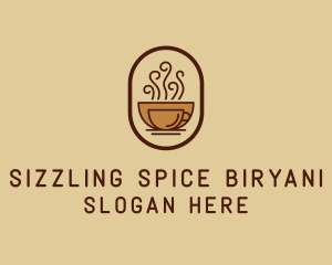 Hot Coffee Cafe logo design