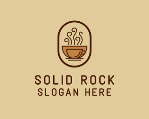 Hot Coffee Cafe logo design