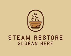 Hot Coffee Cafe logo design