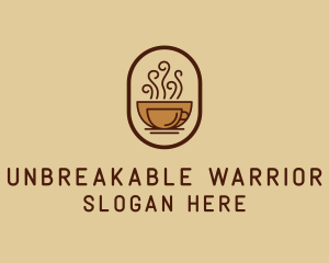 Hot Coffee Cafe logo design