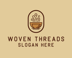 Hot Coffee Cafe logo design