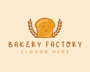 Bread Bakery Wheat logo design