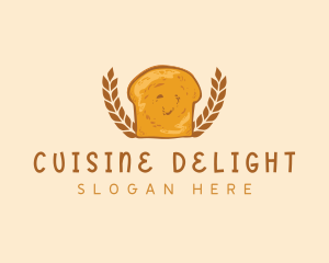 Bread Bakery Wheat logo design