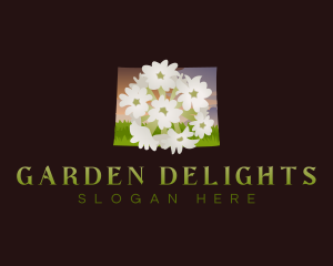 Wyoming Flower Plant logo design