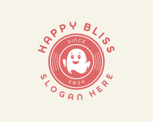 Scary Happy Ghost logo design