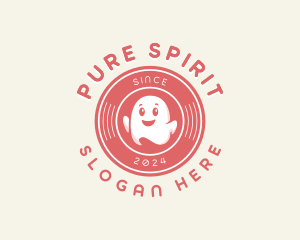 Scary Happy Ghost logo design