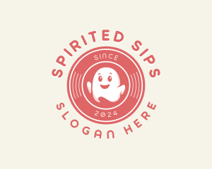 Scary Happy Ghost logo design