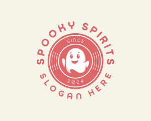 Scary Happy Ghost logo design