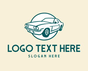 Classic Retro Car logo