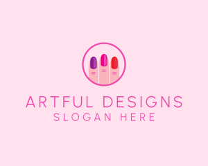 Manicure Nail Spa logo design