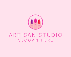 Manicure Nail Spa logo design