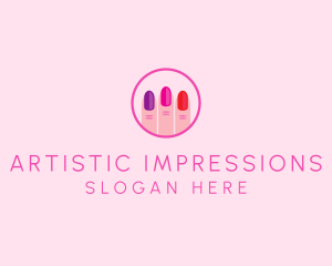 Manicure Nail Spa logo design