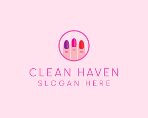 Manicure Nail Spa logo design