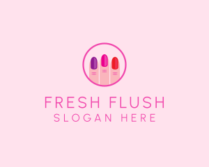 Manicure Nail Spa logo design