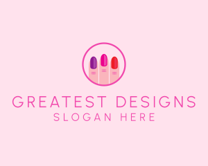 Manicure Nail Spa logo design