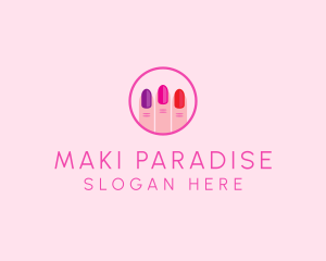 Manicure Nail Spa logo design