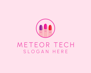 Manicure Nail Spa logo design