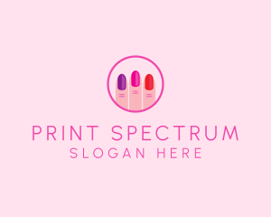 Manicure Nail Spa logo design