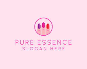 Manicure Nail Spa logo design