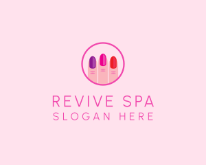 Manicure Nail Spa logo design