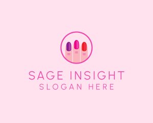 Manicure Nail Spa logo design