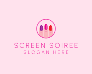 Manicure Nail Spa logo design