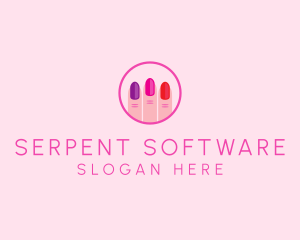 Manicure Nail Spa logo design