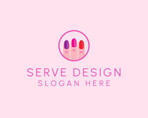 Manicure Nail Spa logo design