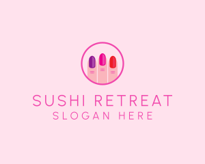 Manicure Nail Spa logo design