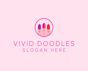 Manicure Nail Spa logo design