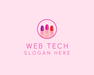 Manicure Nail Spa logo design