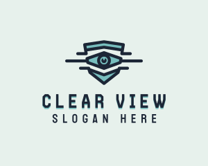 Blue Eye Shield logo design