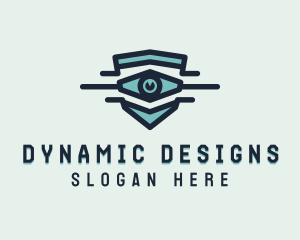 Blue Visual Eye logo