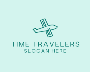 Airplane Travel Tour logo design