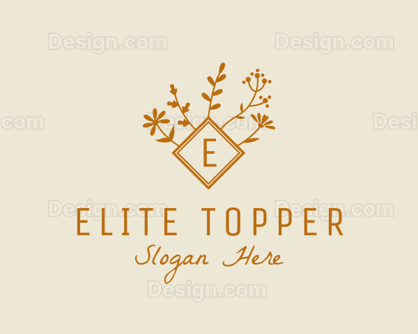 Autumn Floral Organic Florist Logo