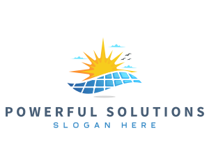 Sun Solar Field logo design