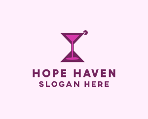 Hourglass Cocktail Time logo