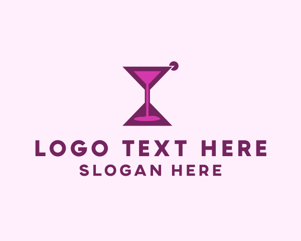 Hourglass Cocktail Time logo