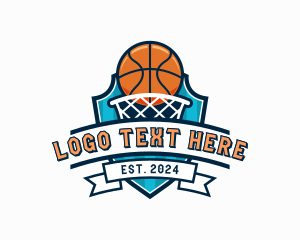 Basketball Varsity Shield Logo