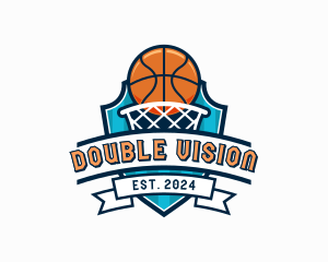 Basketball Varsity Shield logo design