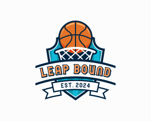 Basketball Varsity Shield logo design