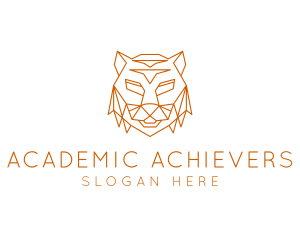 Geometric Beast Tiger logo